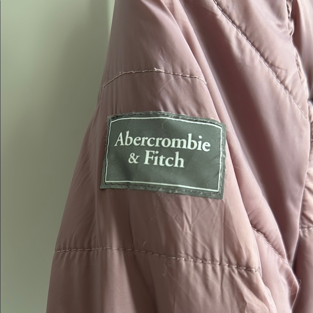 Plush Mauve Hooded Puffer Jacket - Picture 4 of 6